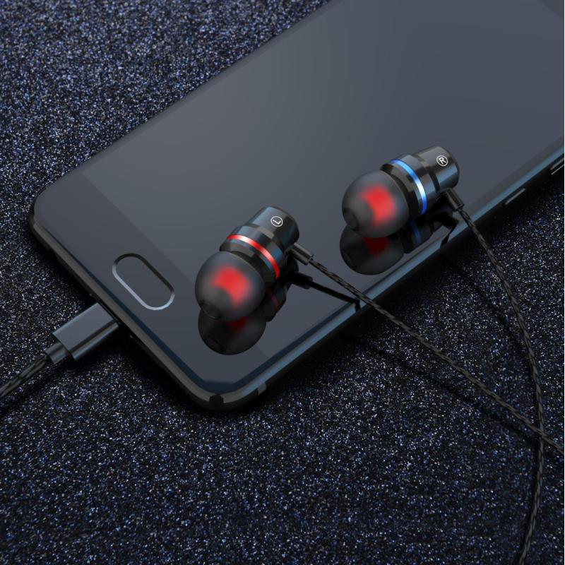 G2 Ergonomisches Headset Typ-C-Subwoofer In-Ear-Headset mit kabelgebundener Steuerung und integrierter High-Definition