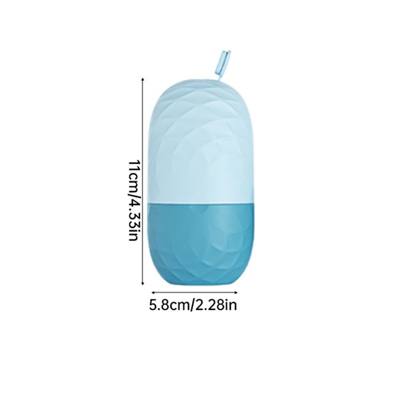 Silicone Cube Tray Shape Face Facial Ice Roller Massage Face Massage Roller Facial Reusable Ice Face Roller Skincare Tool