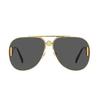 Versace Pilot Style Sunglasses With Hollow Design Unisex Sunglasses Gold VE2255100287
