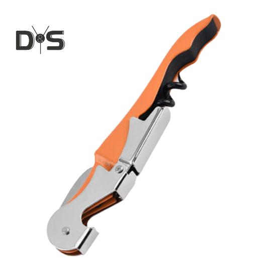 

Удобная открывалка для бутылок Складная полезная многофункциональная открывалка для бутылок 3-в-1 с мини-резаком оранжевый