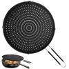 Spritzschutz 16x12 Zoll Hitzebeständiger Silikon-Fettabweiser für Pfanne Spülmaschinenfest Küchen Kochschutz
