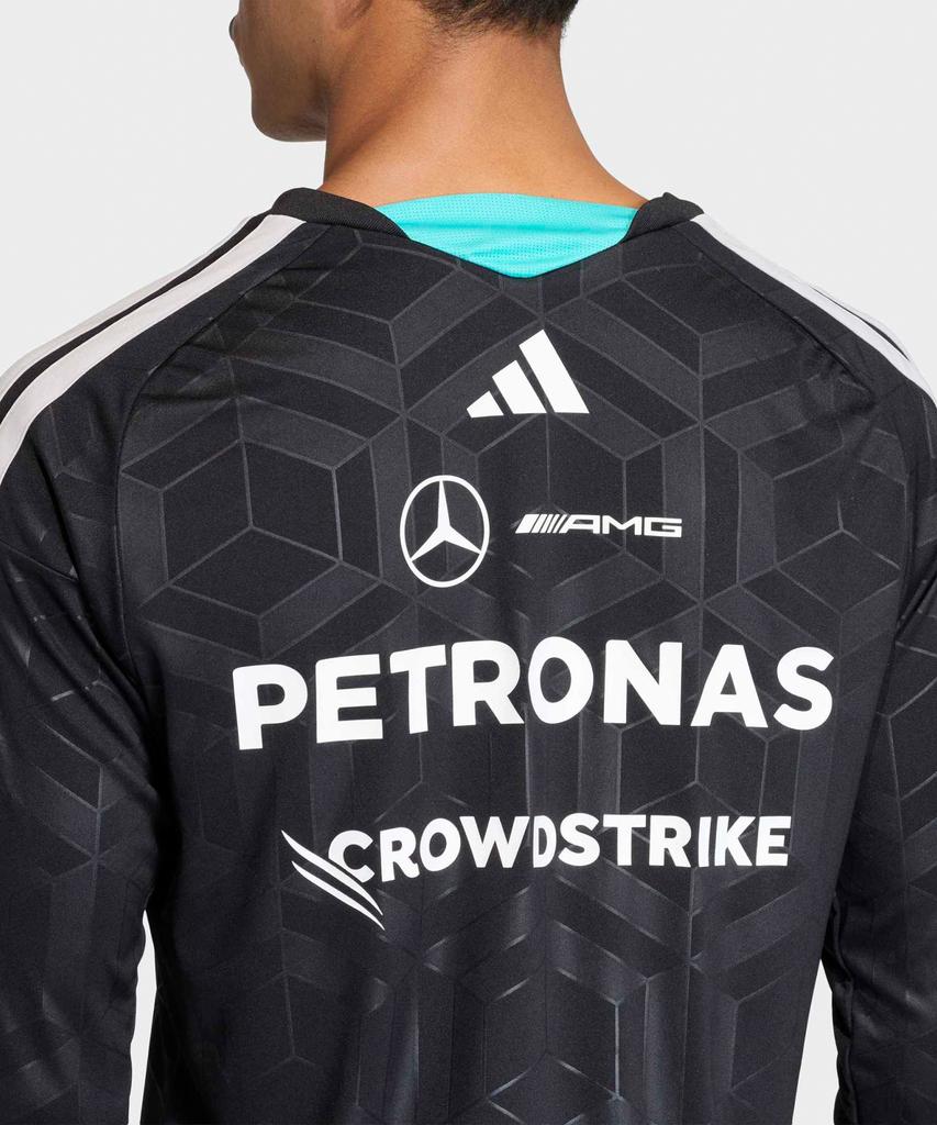 ADIDAS Mercedes Amg F1 Team Driver'S Jersey Long Sleeve - Black / Kf0148