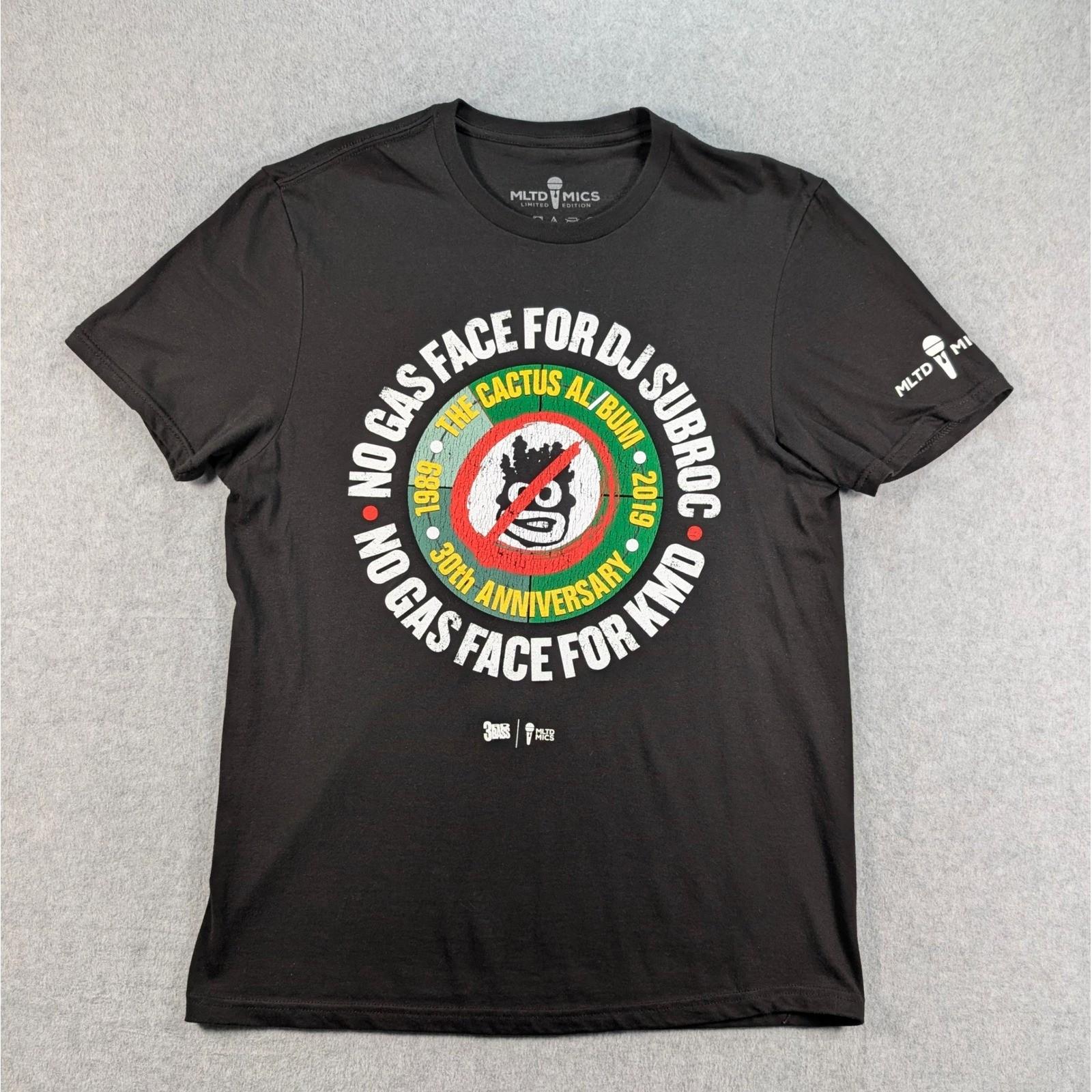 MLTD Mics KMD The Cactus Album 30th Anniversary DJ Subroc T-Shirt Mens M 3rdBass S