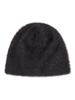 KIRSH Mohair Metal Logo Beanie [Black]