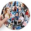 50pcs ITZY Graffiti Stickers - Korean Girl Group Decor for Water Bottles, Phone Cases, and Laptops