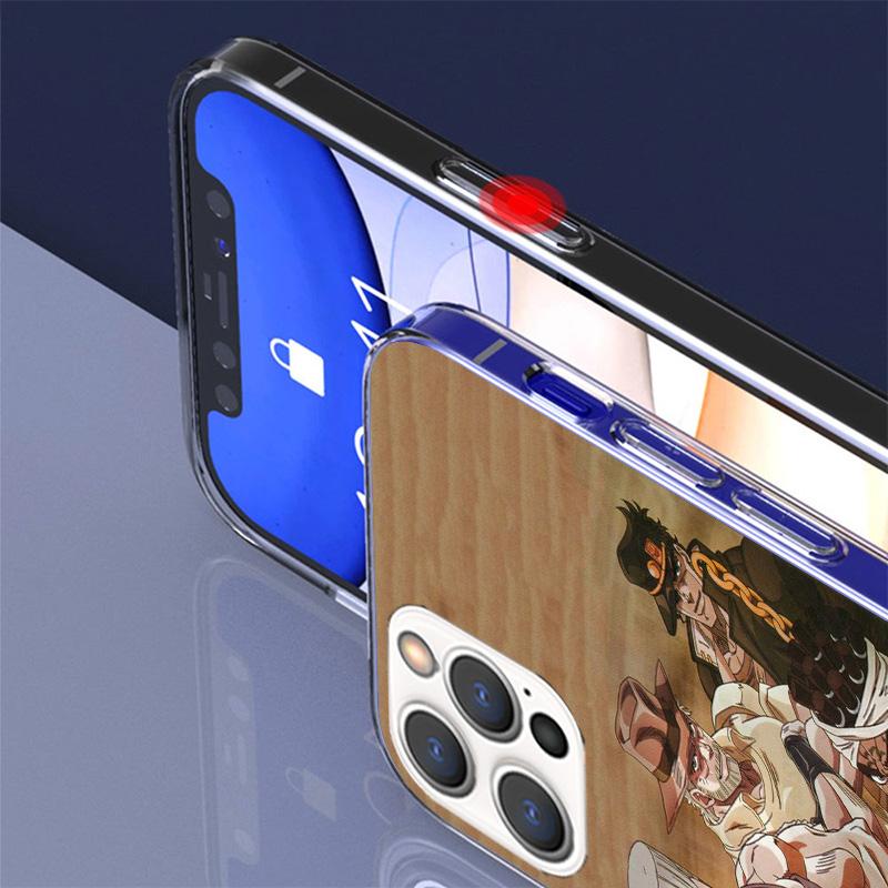 JoJo's Bizarre Adventure Stardust Crusaders Phone Case For iPhone 17 Air 16 Pro Max 16E 15 + 14 Plus 11 12 13 Mini 7 8 SE Gift P