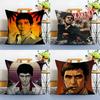 Hot Classic Movie Scarface-S Pillow Case Anti-dustmite Pillowcase Invisible Zipper Silky Short Plush Sofa Cushion Cover