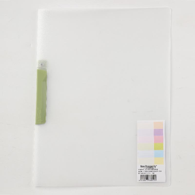 A4 Drehbarer Seitenöffnung-Schiebeklemmenordner für Studenten