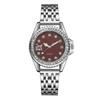 Diamond-Encrusted Women'S Watch Round Watch Not Waterproof Women'S Watch