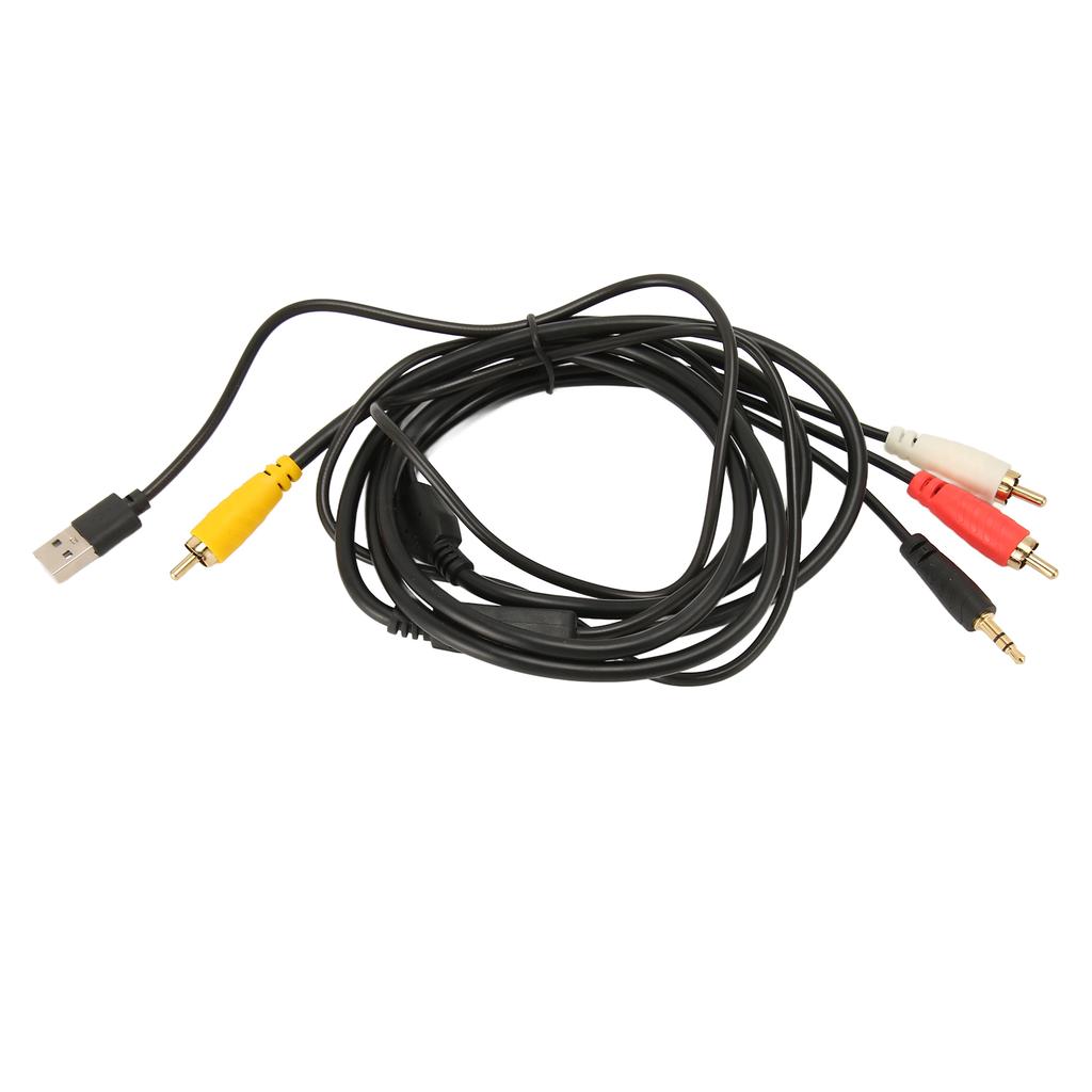 Digital Fiber Optical To Analog 2RCA 3.5mm Jack Stereo Audio Cable for TV DVD Network Set Top Box