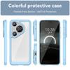 For Huawei Pura 70 Pro Phone Case TPU Frame Clear Acrylic Bump Proof Phone Cover