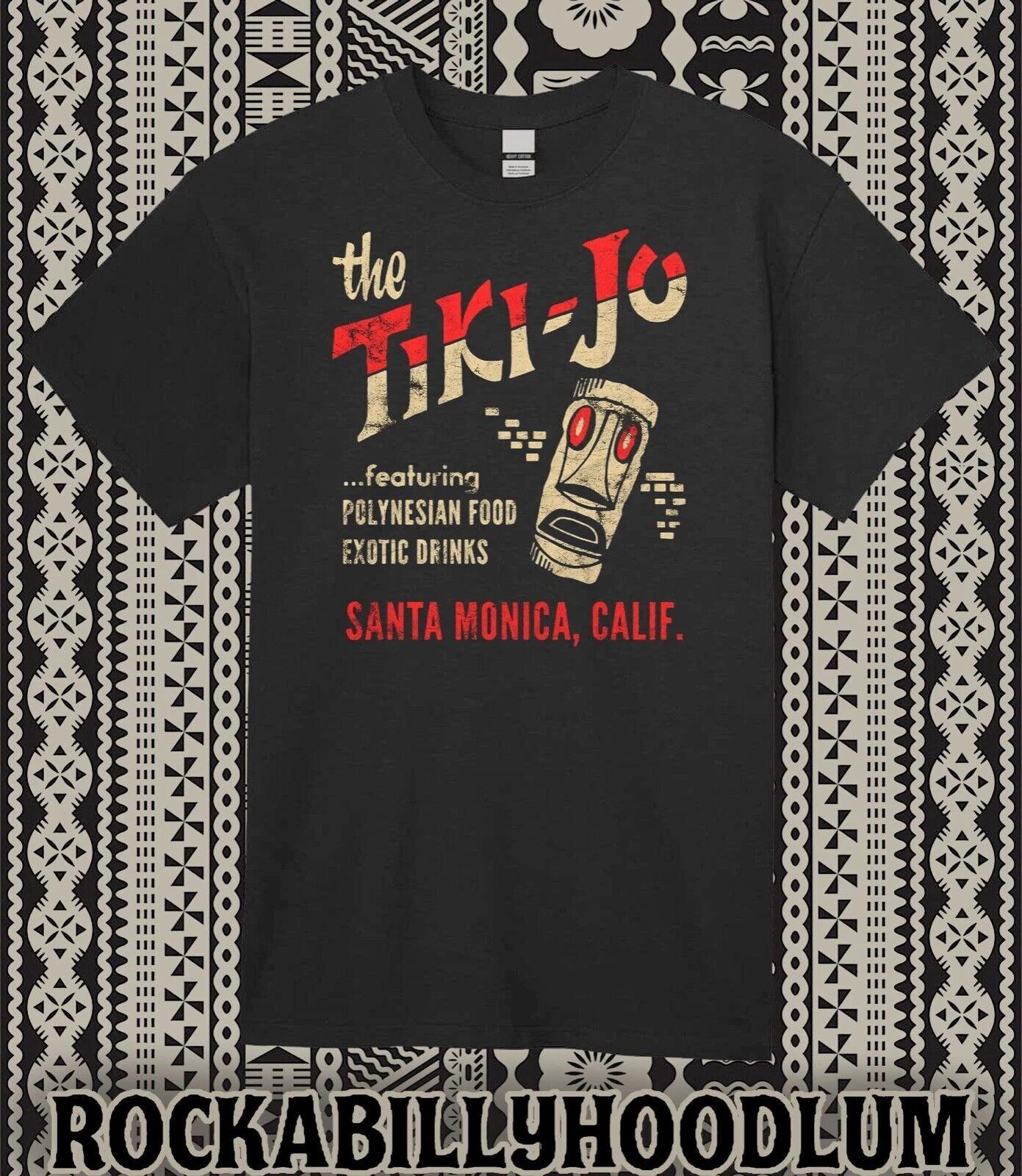 

Retro Tiki Tee T Shirt Rum Mug Restaurant Bar Kona Tiki Jo Santa Monica CA 4XL