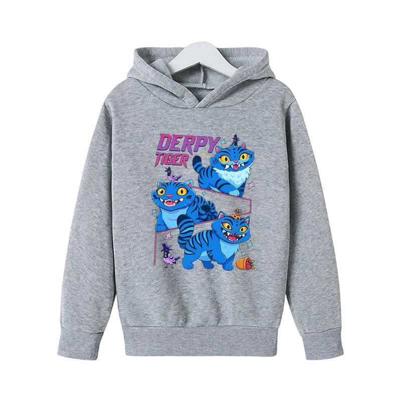 KPop Demon Hunters Huntrix Boys Hoodies Girl Fashion Hoodie Children Casual Pullovers Sweaters Long Sleeves Kids Autumn Clothes