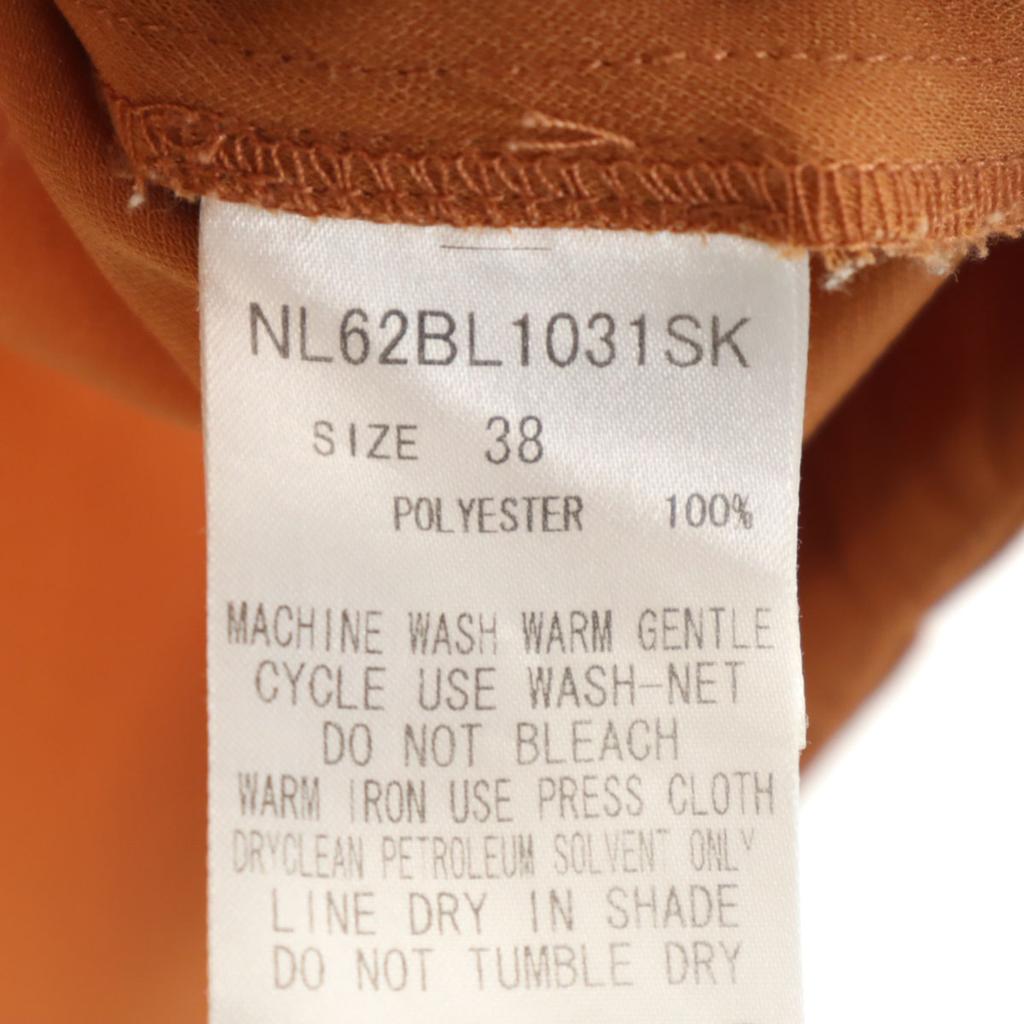Nano Universe No Sleeve Shirt 38 Orange Series Women Used