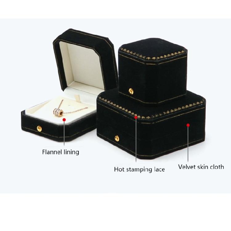 Portable Velvets Jewelry Box Protective Jewelry Display Container Soft Lining Accessories Holder for Women and Girls