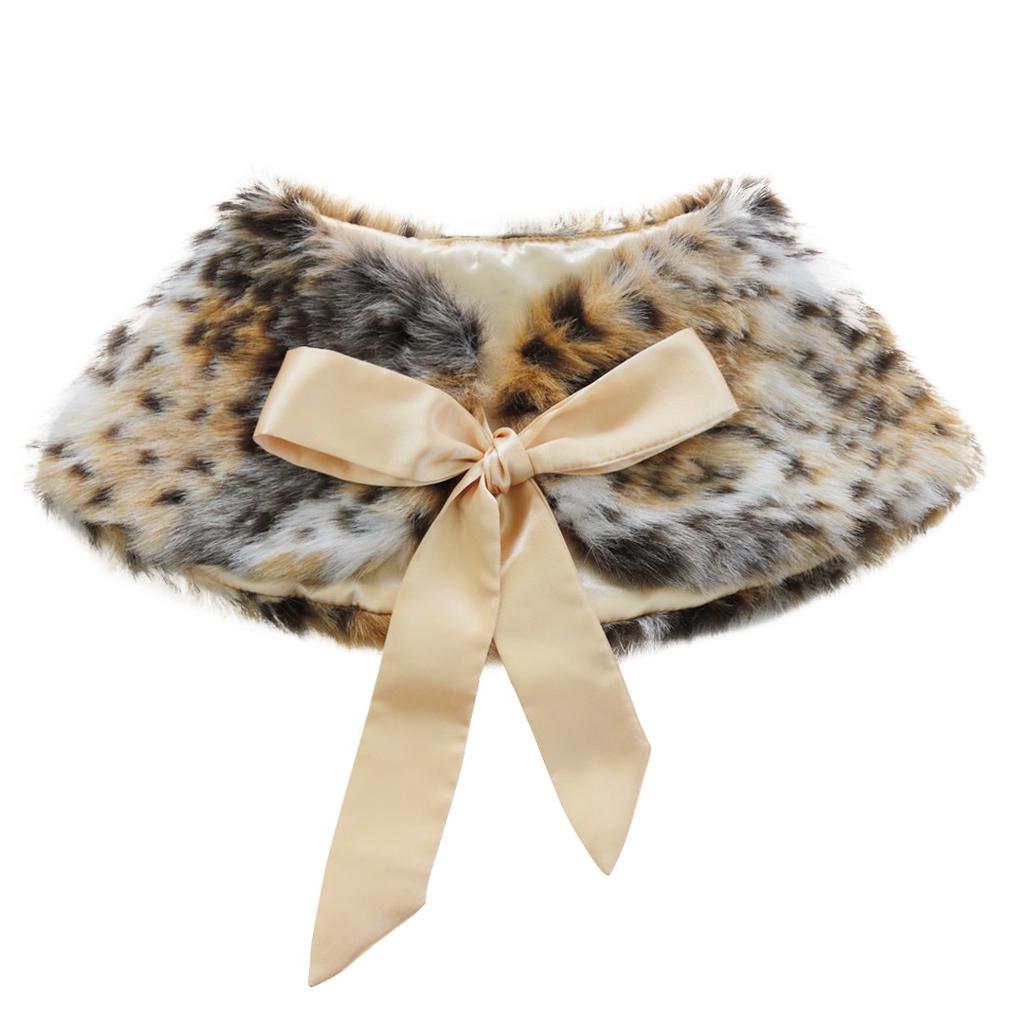 dPois Kids Girls Half Sleeves Faux Fur Shrug Bolero Cloak Princess Dress Wrap Jacket Winter Warm Cape dPois Kids Girls Half Sleeves Faux Fur Shrug Bolero Cloak Princess Dress Wrap Jacket Winter Warm Cape
