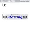 Volkswagen Series Aluminum Badge Car Body Stickers Decals For VW GTI Polo Golf Passat Tiguan Arteon Taigo Caddy Jetta CC Hub Cap