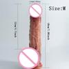 Realistic Dildo for Women Skin Sliding Foreskin Testicles Dildos Anal Vaginal Stimulation Strapon Penis Sex Toys for Female 18+
