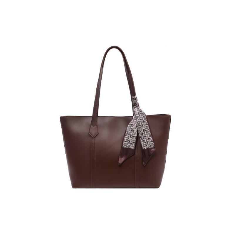 Simple and Large-capacity Bag, Women's New Casual Versatile Bucket Bag, Fashionable Shoulder Tote Bag, One Piece To Pass