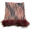 MISSONI [Good Condition] Fox fur x knit tube top with arm covers/ tops * There is no size description. Red seriesUsed