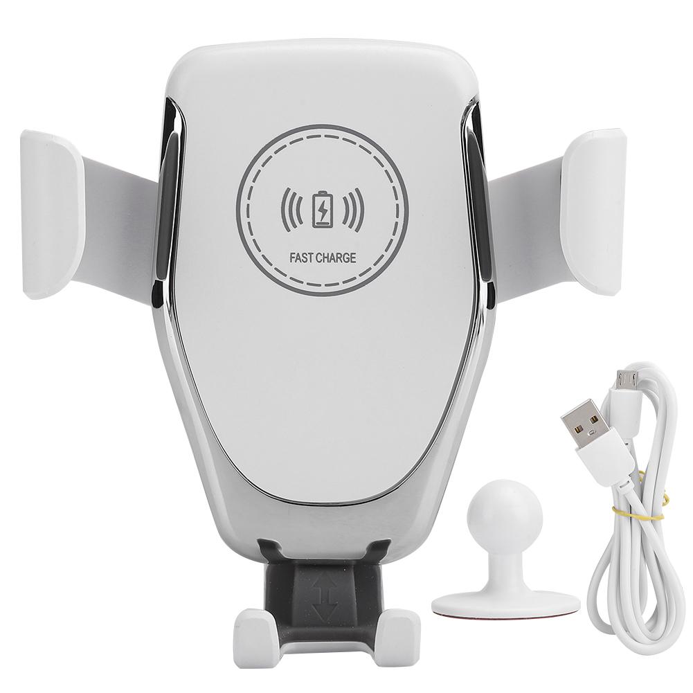 

ABS Silver Quick Charging 360 Degrees Rotation Safe Car Bracket High Efficiency Mobile Phone Wireless