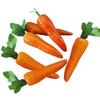 Artificial Carrots 6PCS Mini Carrots Fake Vegetable Display for Dollhouse