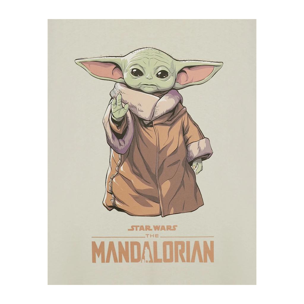 Star Wars The Mandalorian Mens Grogu Short-Sleeved T-Shirt