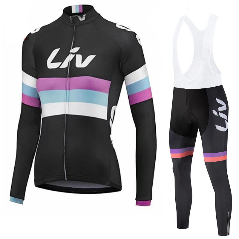 Bicycle Jersey Women's Bicycle Bib  Road Bike Cycling Suit Set Bicycle Shirt Shoulder Pants Autumn Long Sleeved Breathable Cycling Suit Set 2026