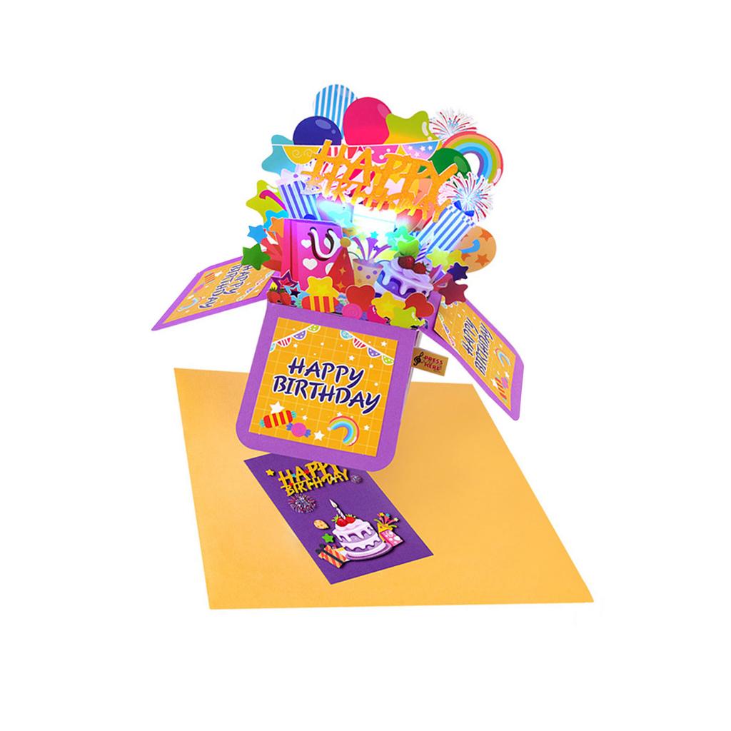 Handmade Musical Photo Frame Greeting Card Feature Built In Melodies And Sparkling LED Light Effect