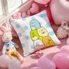 S-Sumikko Gurashi Exquisite Pillow Case Soft Plush Fabric Double-Sided Printed Cushion Cover Warm Winter Sofa Pillow Case