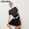 Women's High-Waist Pleated A-Line Short Skirt