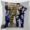 Anime Jojo Bizarre Adventure Jotaro Cushion Cover For Sofa Home Decorative Throw Pillow Cover Polyester Pillowcase Support