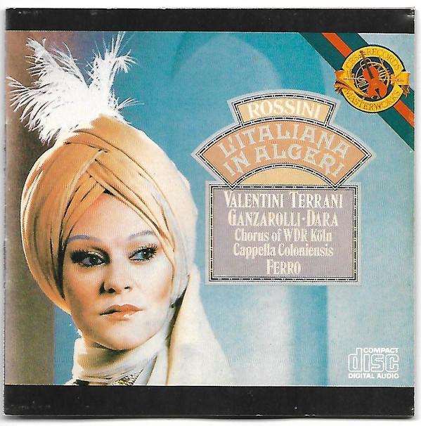 CD LUCIA VALENTINI-TERRANI - Rossini:l'italiana In Algeri 81DC4257 CBS SONY 1984 Japan Classical Used