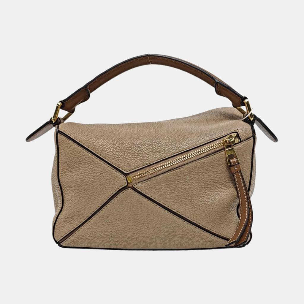 [Gebraucht] Loewe Kleine Puzzle Edge Tasche 'Taupe' - Gut #4XUINF