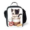 Classic Crossbody Denim pocket Cute Cat Dog Lunchbox Thermal insulation Food Lunch Bag 3D Printed Insulated Handbags Ice Bags