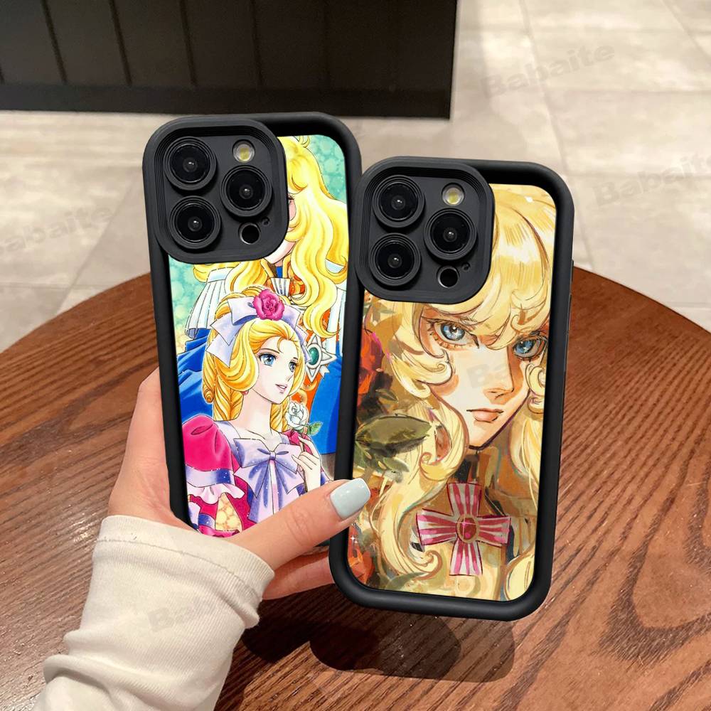 Classic Anime The Rose Of Versailles Phone Case For IPhone 17 16 15 14 13 12 11 Pro Max Mini Plus Soft TPU Back Cover