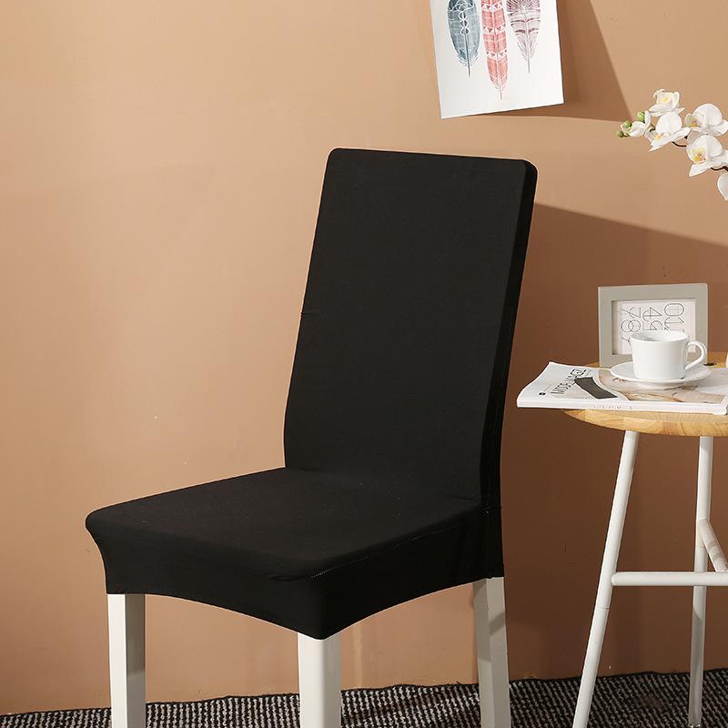 

Эластичный чехол на стул Бытовой чехол на стул Чехол на стул для отеля, ресторана, офиса Четыре сезона Чехол на обеденный стул 40-50 чёрный