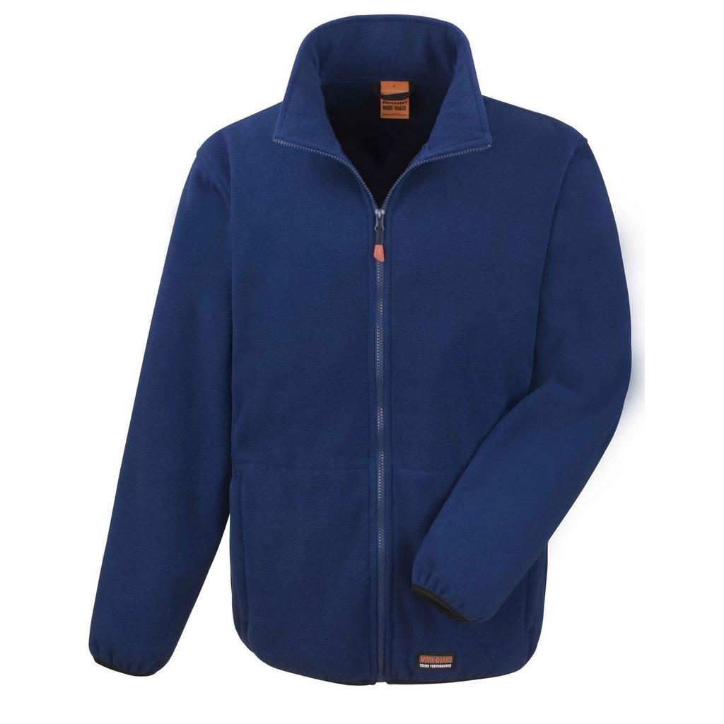 WORK-GUARD by Result Mens Microfleece Heavy Duty Jacket