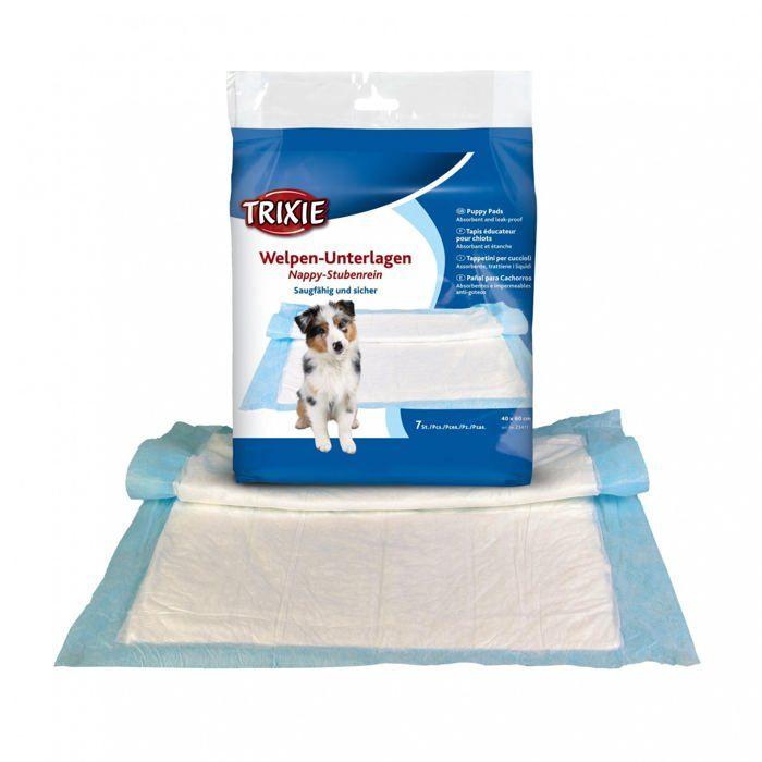 Tapis Éducateur - TRIXIE - Nappy - 60 × 90 Cm - 8 Pcs - Pour Chien
