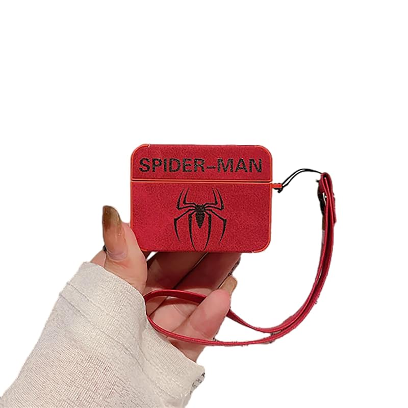 

[hgTUP] spiderman AirPods 4th generation case matte texture Full protection prevent shock Wristband included 4