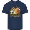 Santa Vs Jesus Funny Christmas Xmas Mens T-Shirt Short Sleeve Casual Cotton O-Neck Mens T Shirts