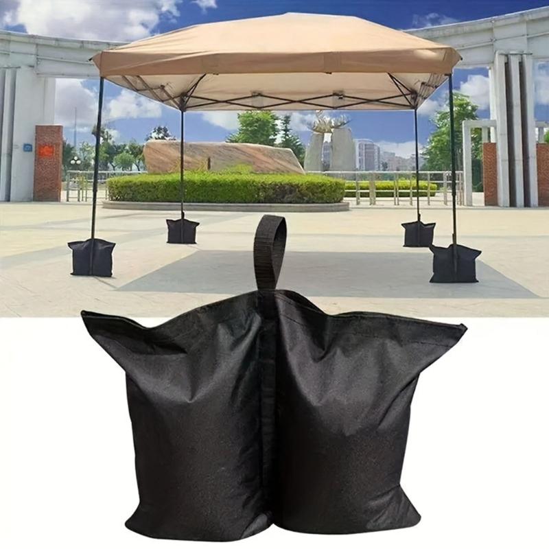 Fillable Tent Weight Bags 4 Pack for Camping Shelter Use, Yard Shade Hold and Added Ground Support Around Tents