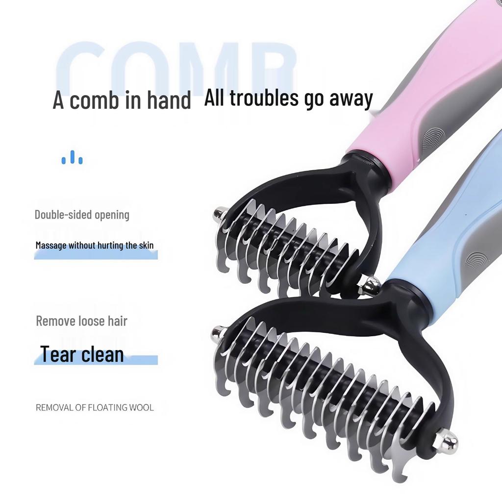 Special Offer: Double-Sided Pet Grooming Comb - Knot Opener for Cats