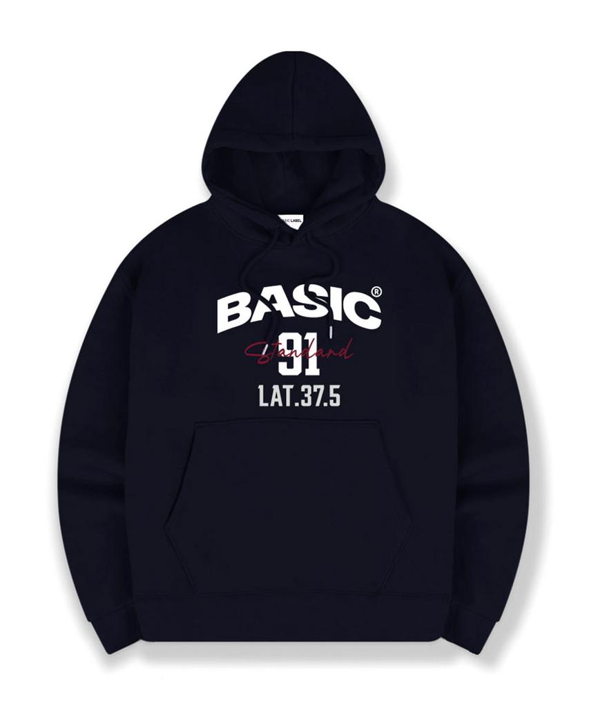 BASIC LABEL 91 Basic Oversized Hoodie 5 Farben [Blbi_1004]