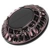 Solar Car Perfume Diffuser Automatic Rotating Decorative Car Aromatherapy Machine for Office Home Silver Black