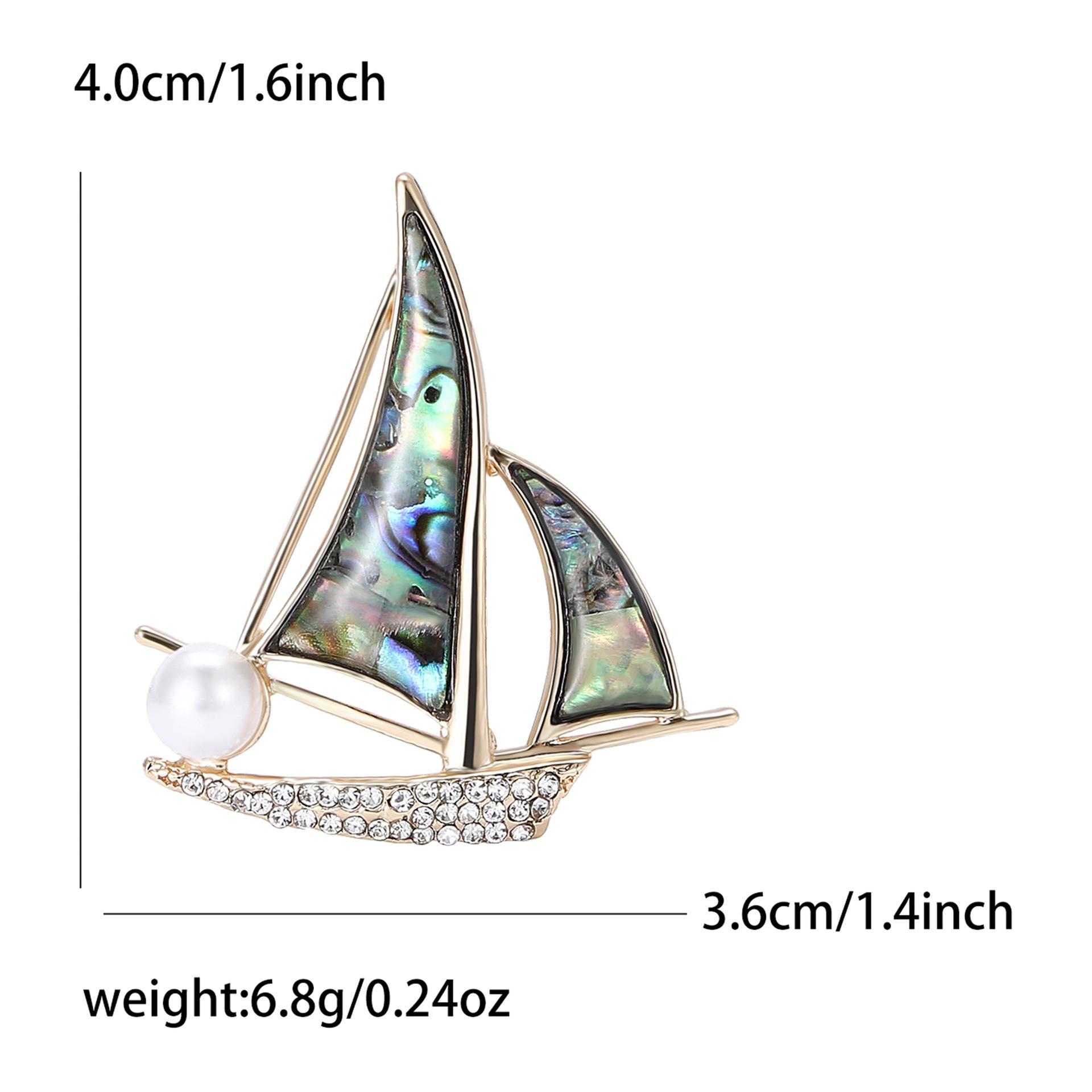 

Креативная брошь в виде ракушки-перламутра, модная брошь для мужского и женского костюма, свитера, украшения для корсажа