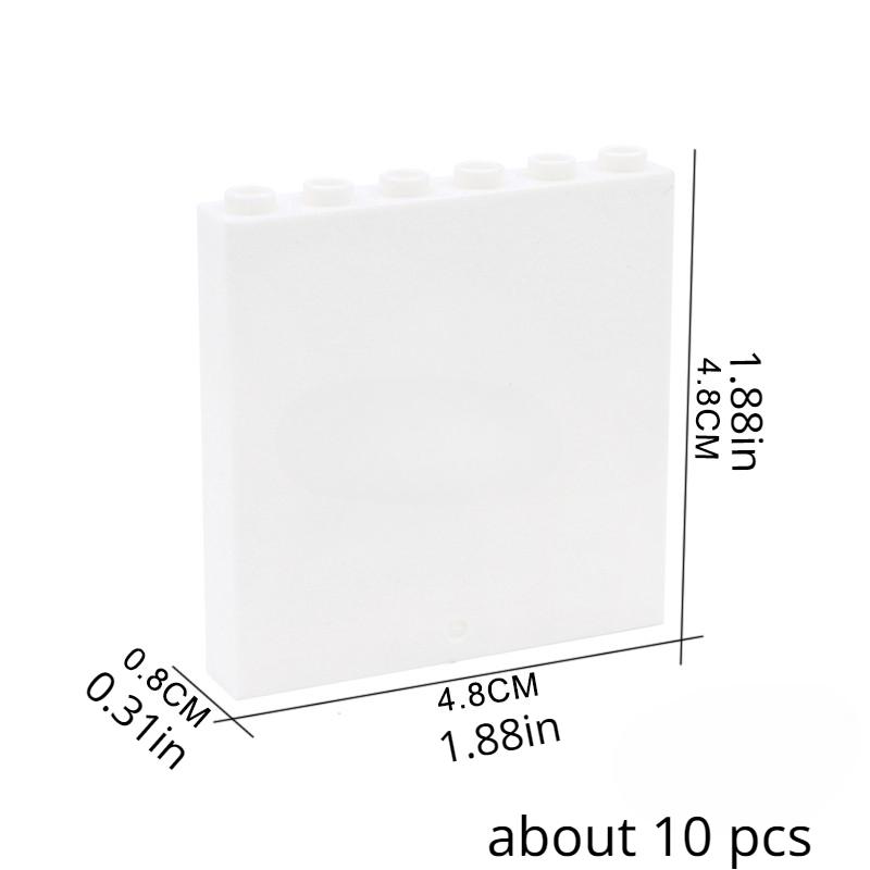 1x6x5 Window Glass Houses Wall Element 59349 Compatible Building Blocks Panel Assembles Accessories
