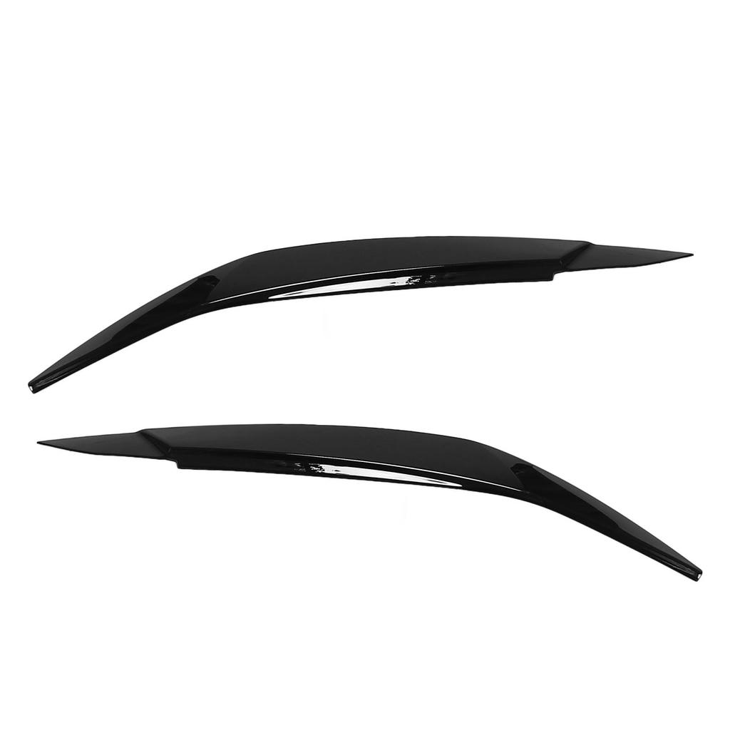 1 Pair Headlight Eyebrow Decorative Trim Left Right Headlamp Eyebrow Strip Trim for X6 E71 2008 to 2014