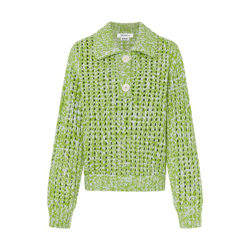 MO&Co. Spring/Summer Openwork Knit Sweater S 160