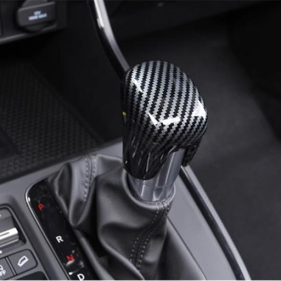 Carbon fiber Car Gear Shift Knob Trim For Honda Civic Sedan -2025